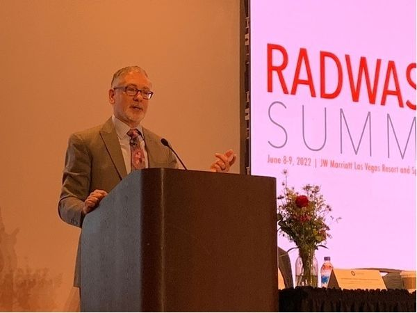 Jay Mullis gives speech at RadWaste Summit